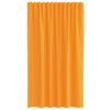 Voilegardiner med hemper 2 stk oransje 140x140 cm
