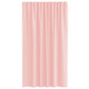Voilegardiner med hemper 2 stk rosa 140x140 cm