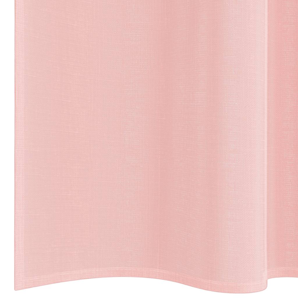 Voilegardiner med hemper 2 stk rosa 140x175 cm