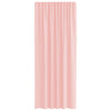 Voilegardiner med hemper 2 stk rosa 140x245 cm