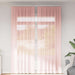 Voilegardiner med hemper 2 stk rosa 140x260 cm