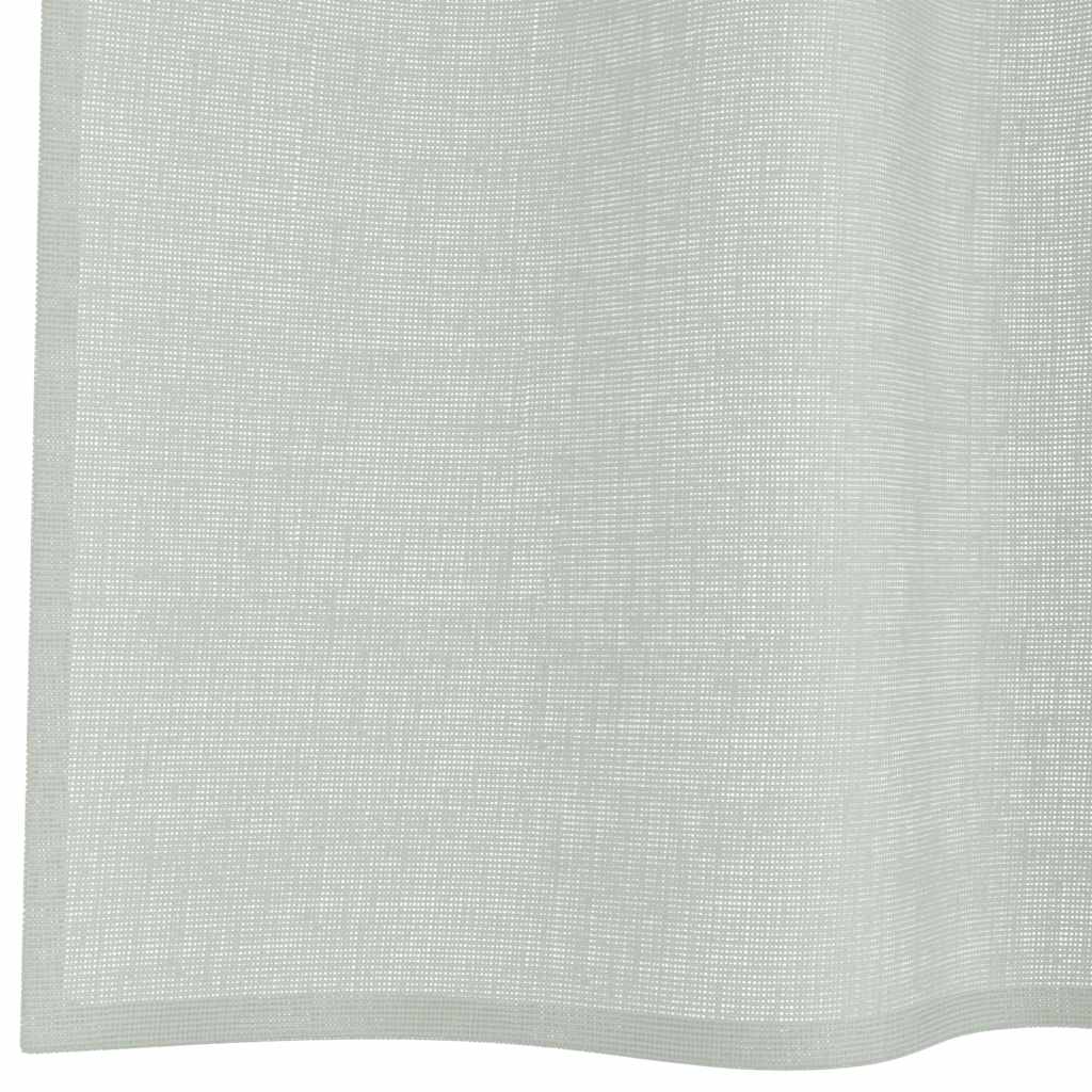 Voilegardiner med hemper 2 stk lysegrå 140x175 cm vidaXL