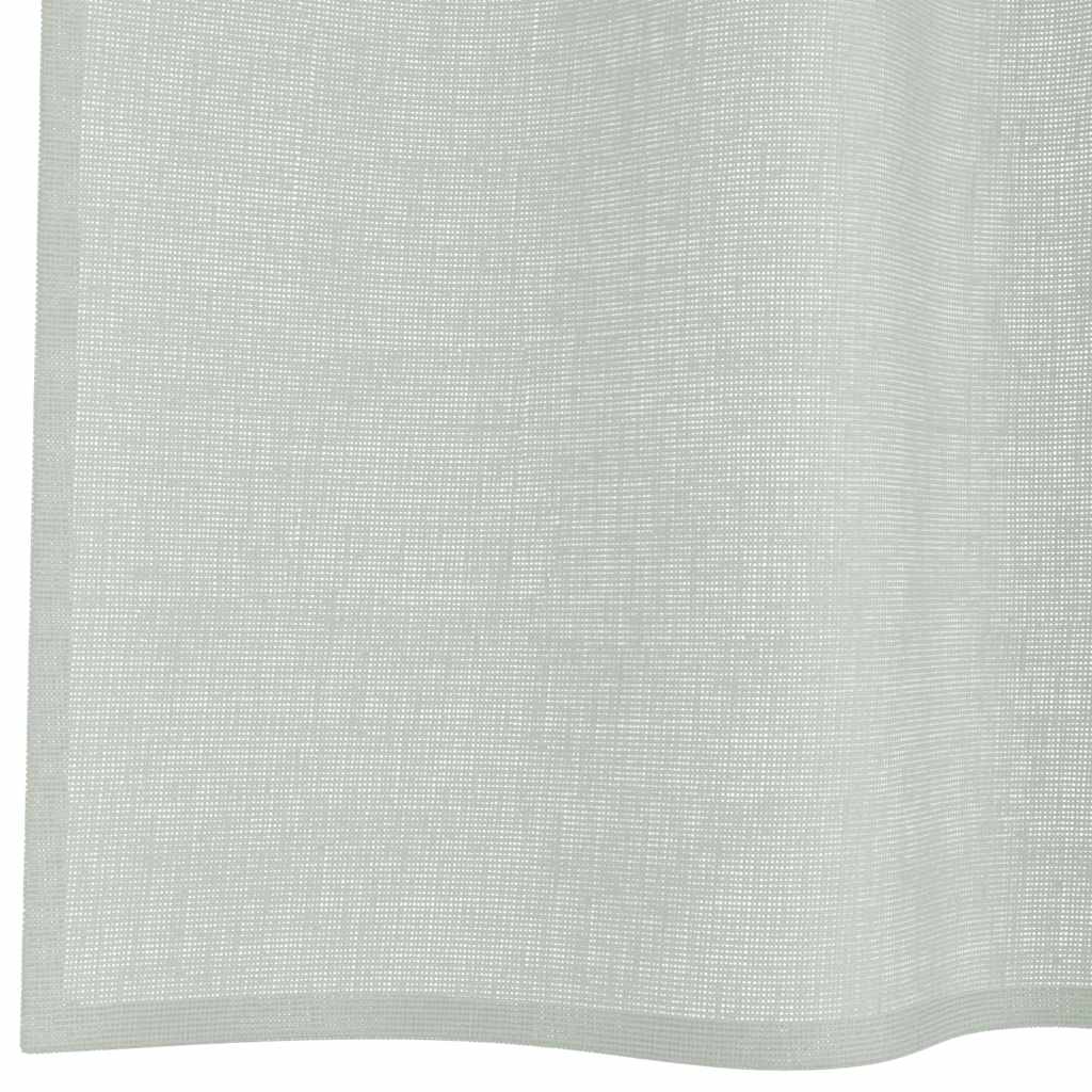 Voilegardiner med hemper 2 stk lysegrå 140x225 cm vidaXL