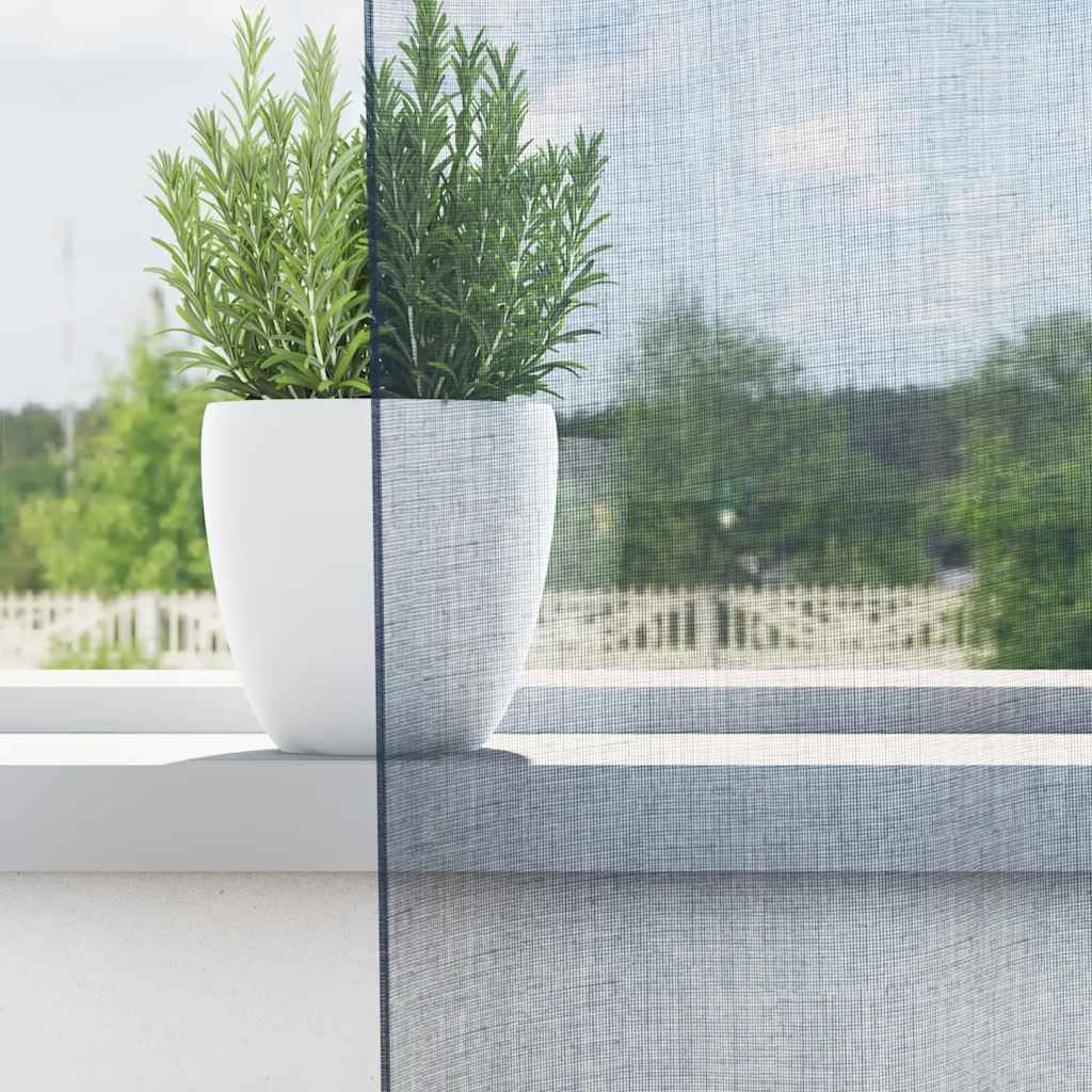 Voilegardiner med hemper 2 stk svart 140x140 cm