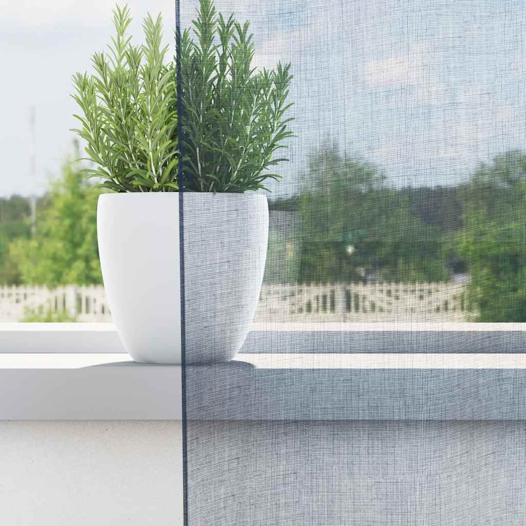 Voile gardiner med hemper 2 stk kongeblå 140x175 cm