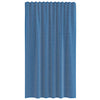 Voile gardiner med hemper 2 stk kongeblå 140x175 cm