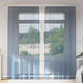 Voile gardiner med hemper 2 stk kongeblå 140x245 cm