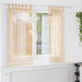 Voilegardiner med hemper 2 stk sand 140x175 cm