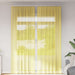 Voilegardiner med hemper 2 stk gul 140x260 cm