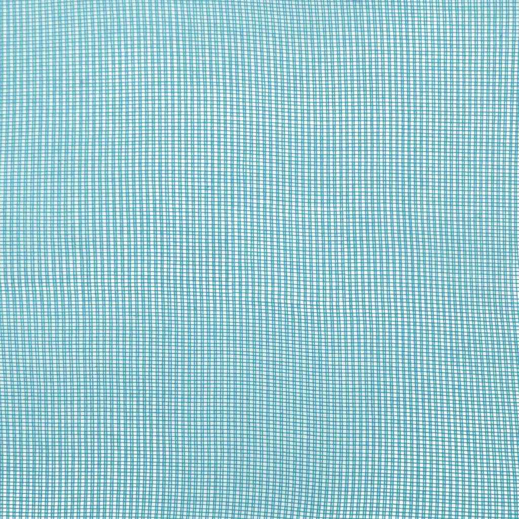 Voilegardiner med hemper 2 stk turkis 140x140 cm