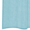 Voilegardiner med hemper 2 stk turkis 140x225 cm