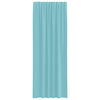 Voilegardiner med hemper 2 stk turkis 140x260 cm
