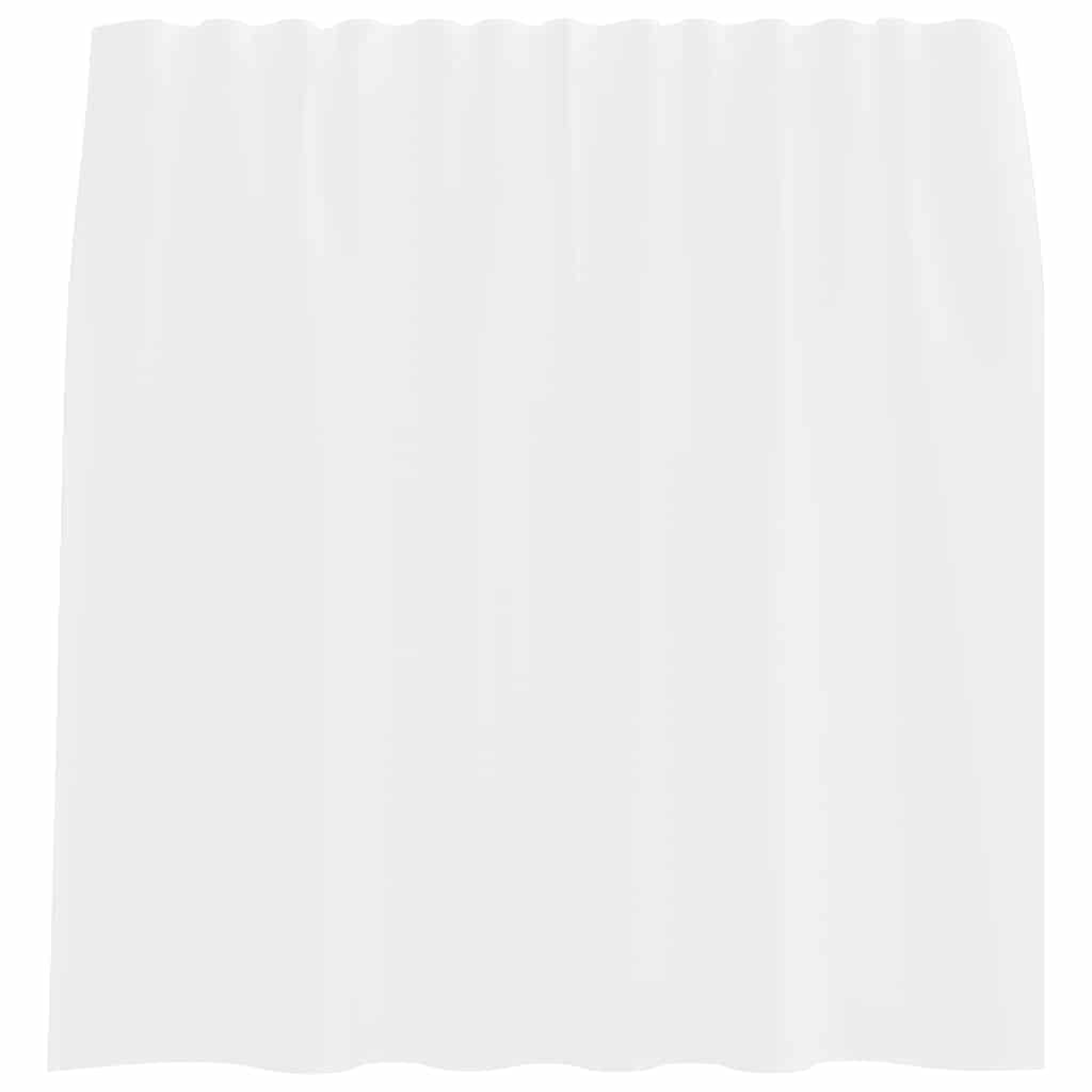 Voilegardiner med hemper 2 stk hvit 140x140 cm