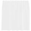 Voilegardiner med hemper 2 stk hvit 140x140 cm