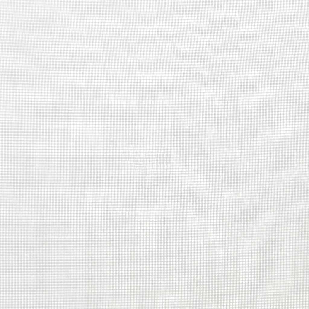 Voilegardiner med hemper 2 stk hvit 140x140 cm