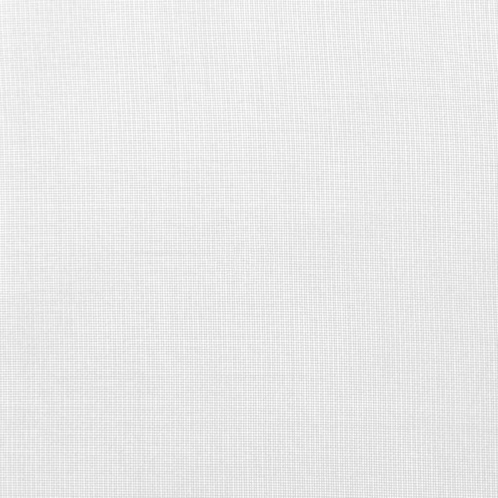 Voilegardiner med hemper 2 stk hvit 140x175 cm