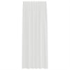 Voilegardiner med hemper 2 stk hvit 140x225 cm
