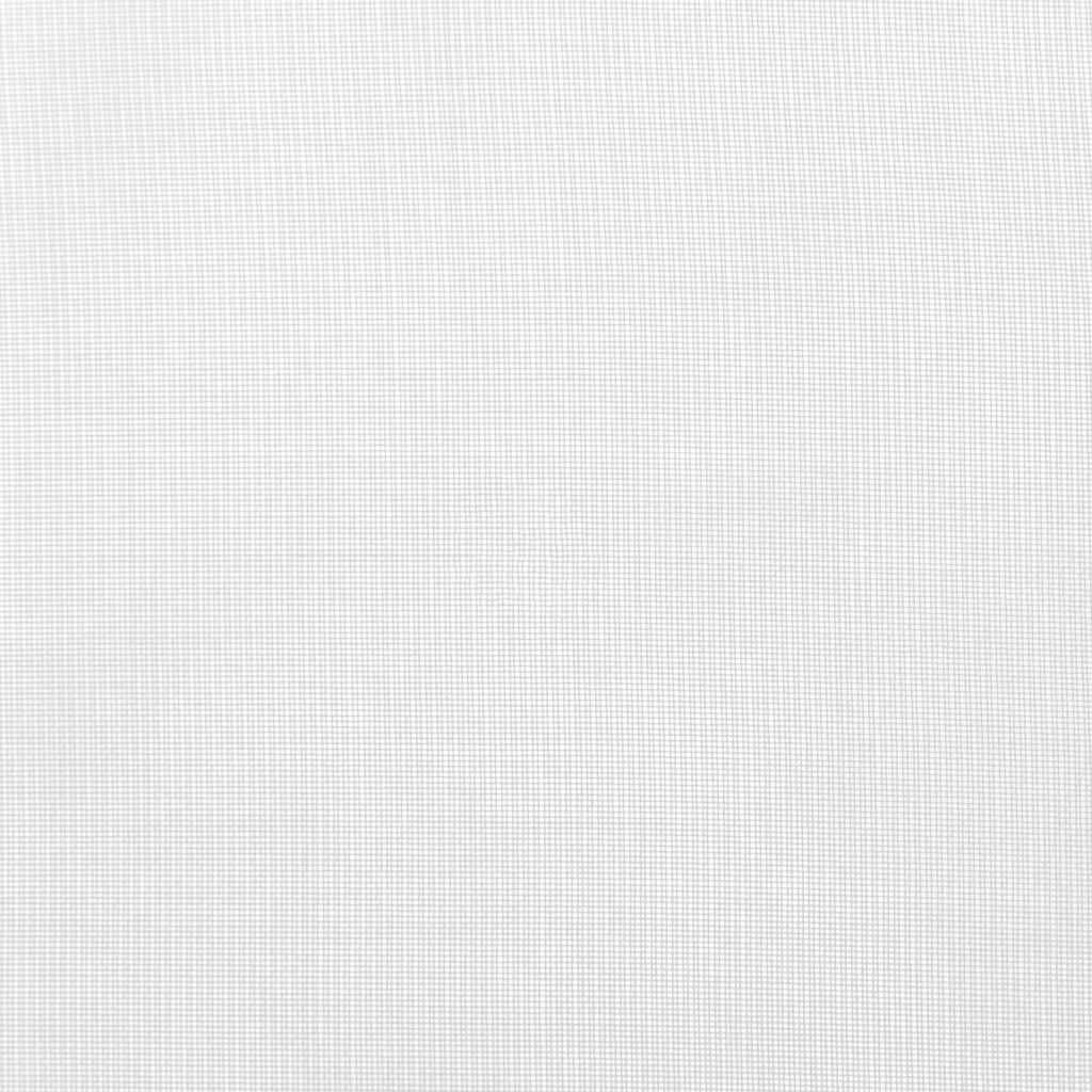 Voilegardiner med hemper 2 stk hvit 140x225 cm