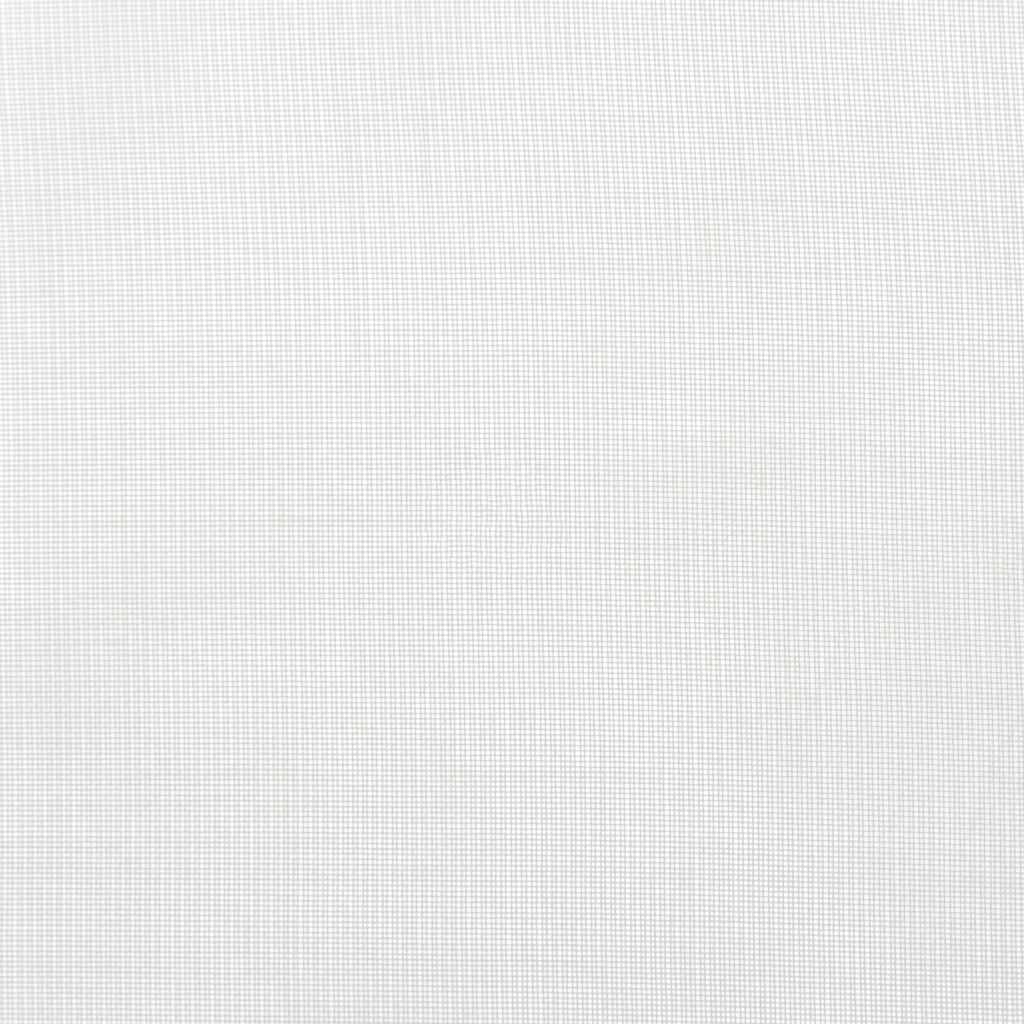 Voilegardiner med hemper 2 stk hvit 140x245 cm