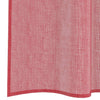 Voilegardiner med hemper 2 stk vinrød 140x245 cm
