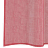 Voilegardiner med hemper 2 stk vinrød 140x260 cm