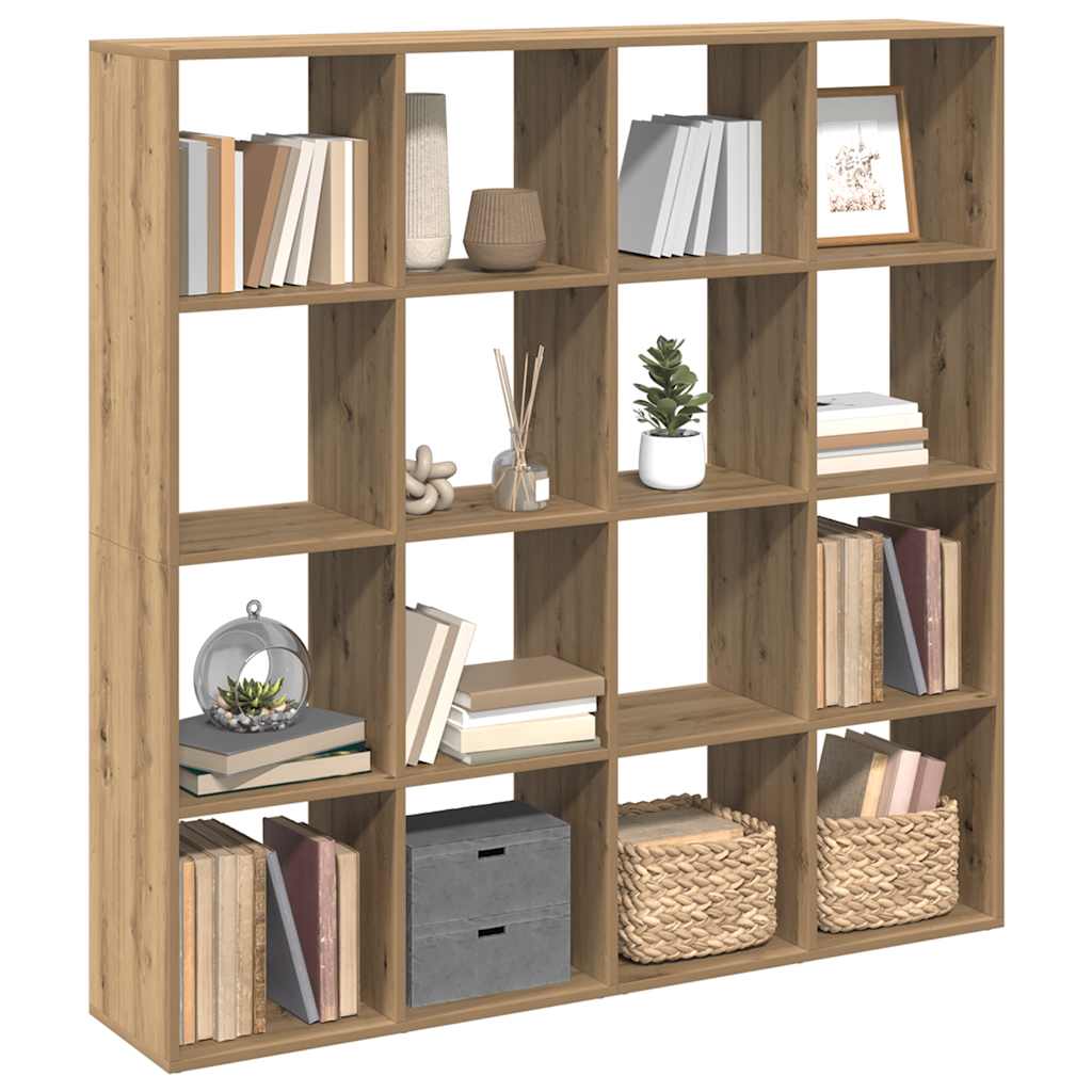 Bokhylle artisan eik 102x29x143 cm konstruert tre