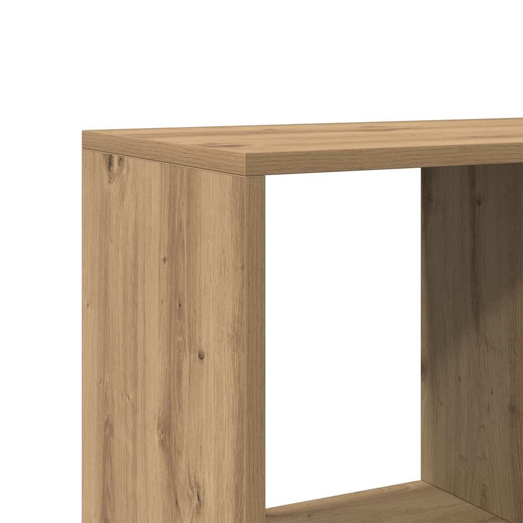 Bokhylle artisan eik 102x29x143 cm konstruert tre