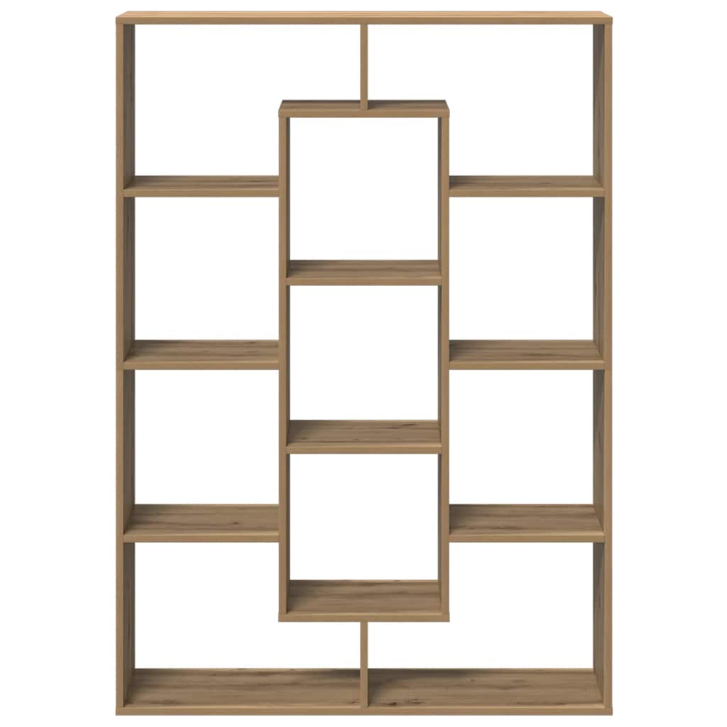 Bokhylle artisan eik 102x29x143 cm konstruert tre