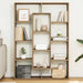 Bokhylle artisan eik 102x29x143 cm konstruert tre
