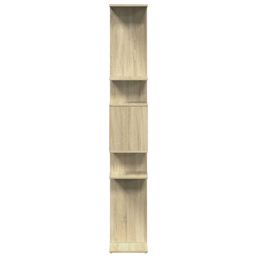 Bokhylle sonoma eik 92x29x188 cm konstruert tre
