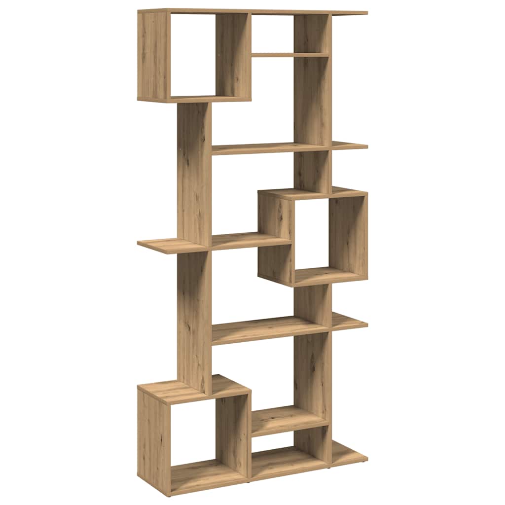 Bokhylle artisan eik 92x29x188 cm konstruert tre