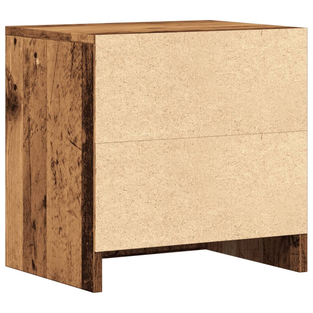 Nattbord gammelt tre 40x30x40 cm konstruert tre