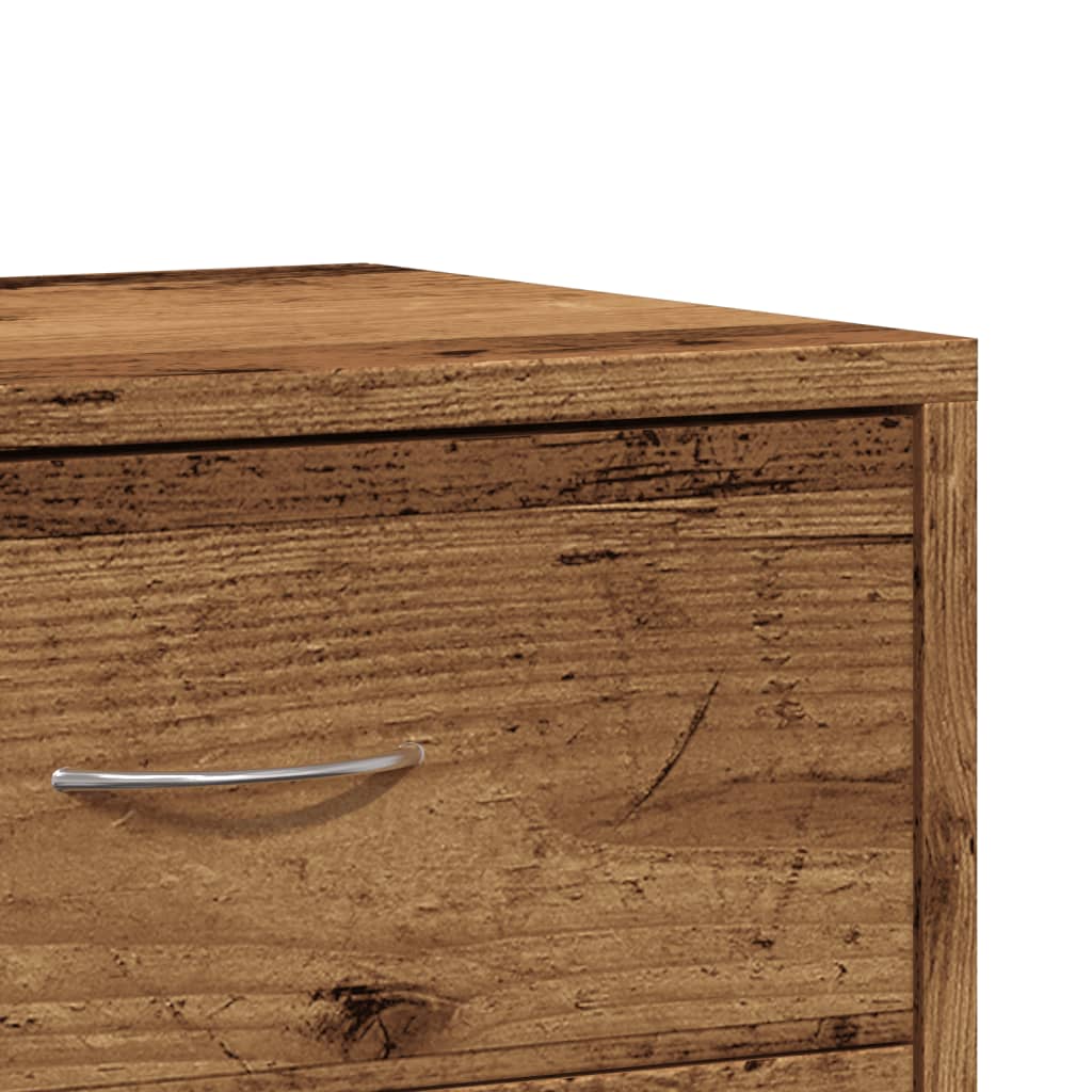 Nattbord 2 stk gammelt tre 40x30x40 cm konstruert tre
