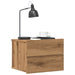 Veggmonterte nattbord 2 stk artisan eik 40x32x30 cm