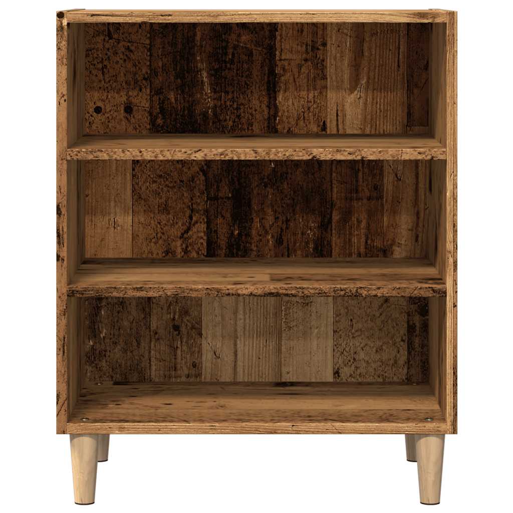 Skjenk gammelt tre 57x35x75 cm konstruert tre