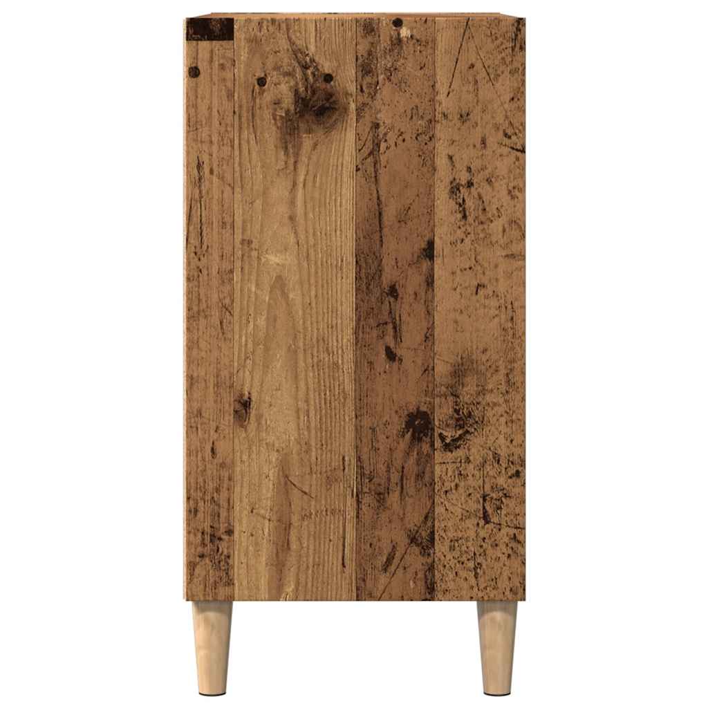 Skjenk gammelt tre 57x35x75 cm konstruert tre