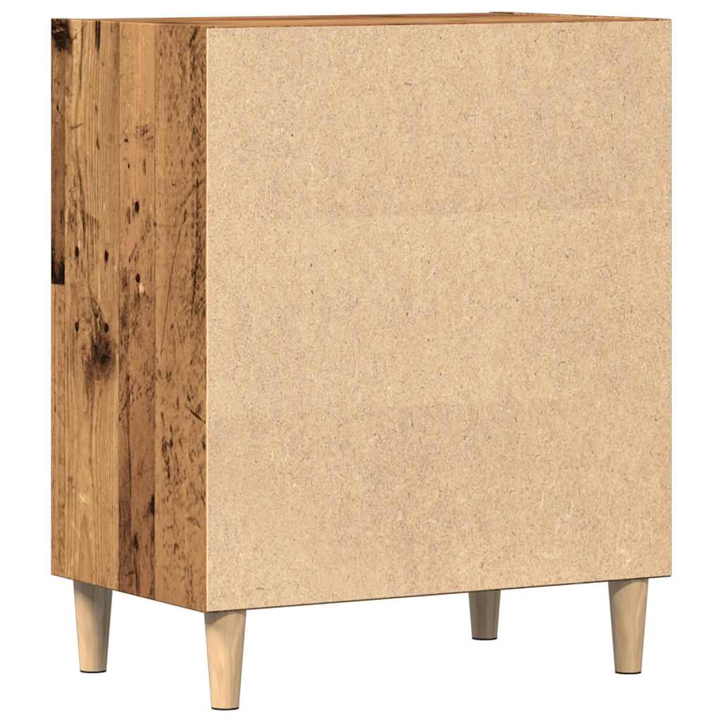 Skjenk gammelt tre 57x35x75 cm konstruert tre