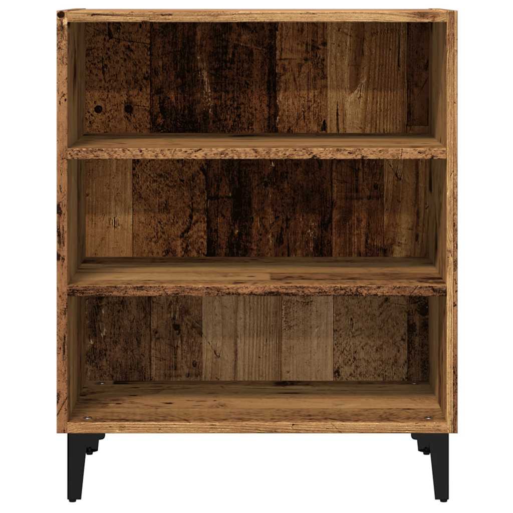 Skjenk gammelt tre 57x35x70 cm konstruert tre