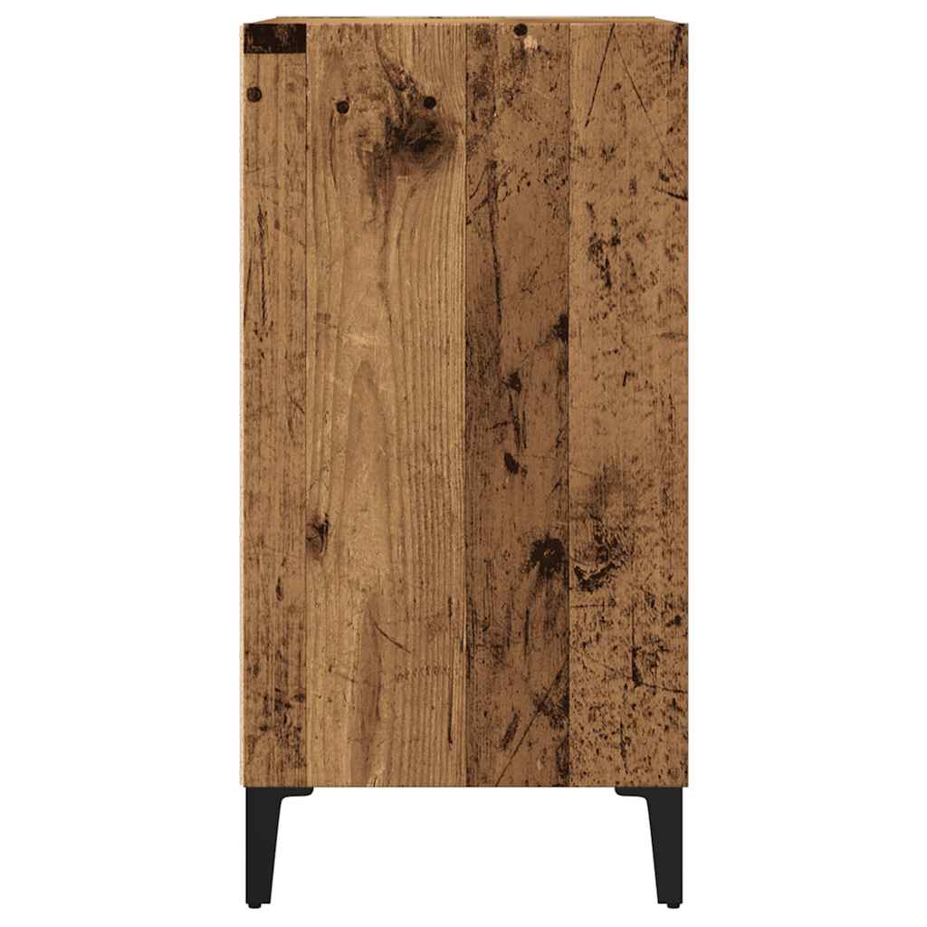Skjenk gammelt tre 57x35x70 cm konstruert tre