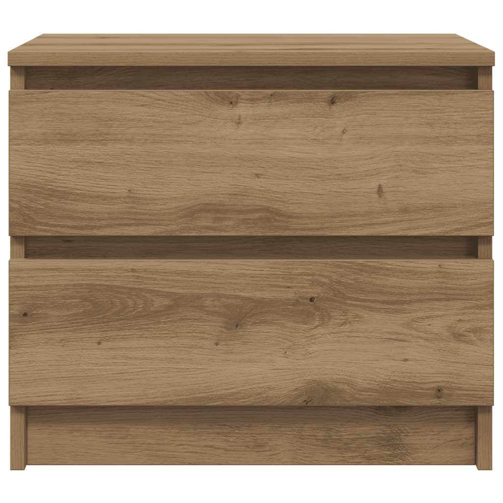 Nattbord 2 stk artisan eik 50x40x43.5 cm konstruert tre