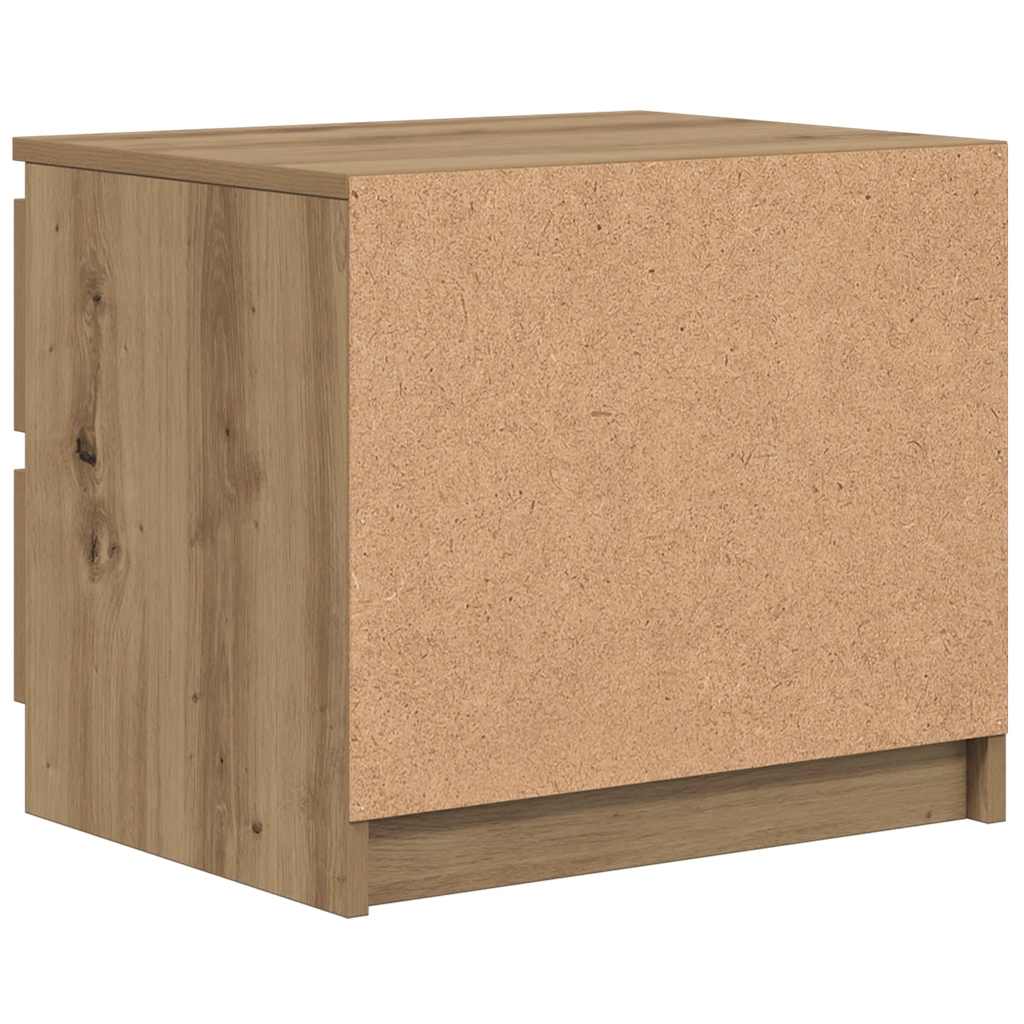 Nattbord 2 stk artisan eik 50x40x43.5 cm konstruert tre