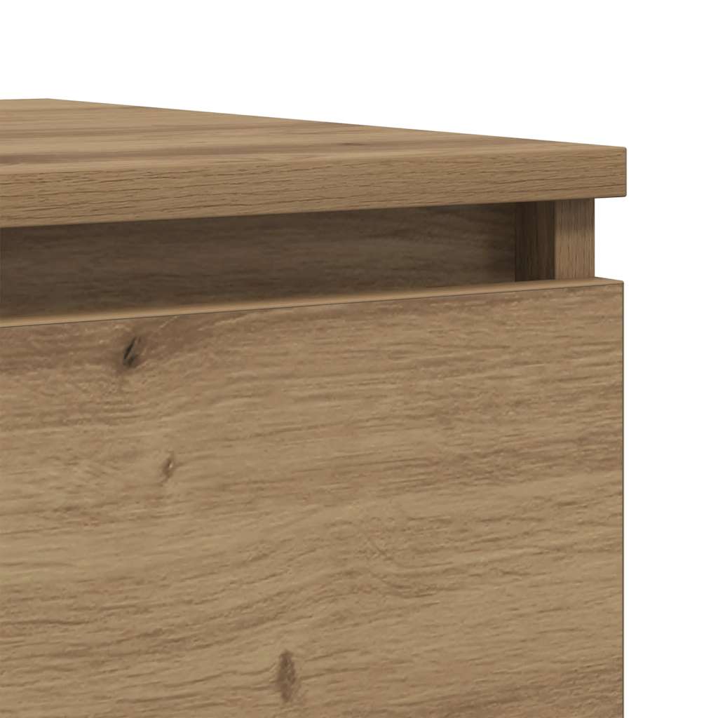 Nattbord 2 stk artisan eik 50x40x43.5 cm konstruert tre