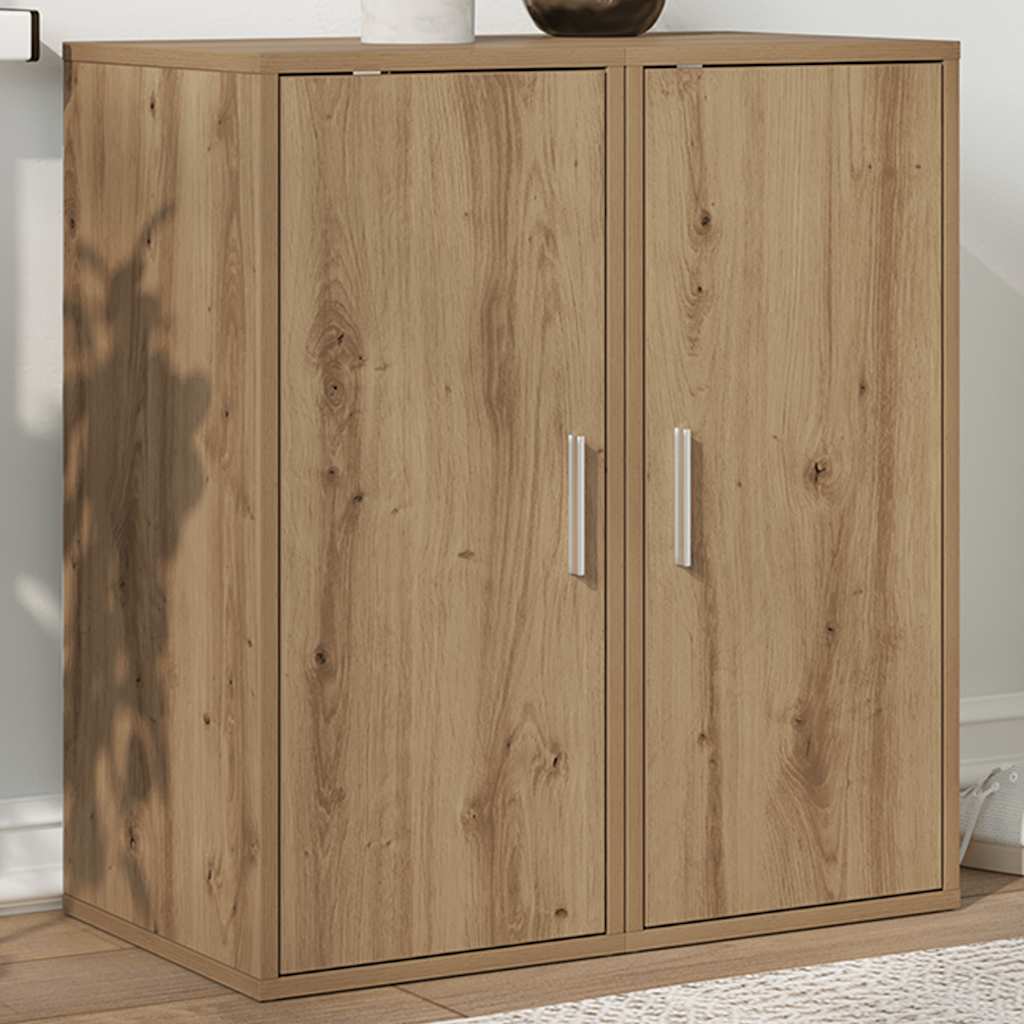 Skohyller svart 2 stk artisan eik 32x35x70 cm konstruert tre