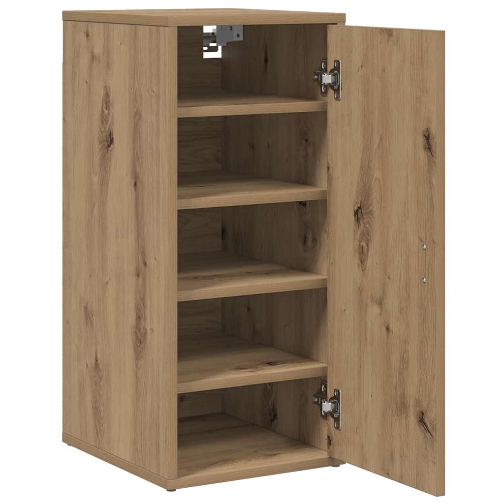 Skohyller svart 2 stk artisan eik 32x35x70 cm konstruert tre