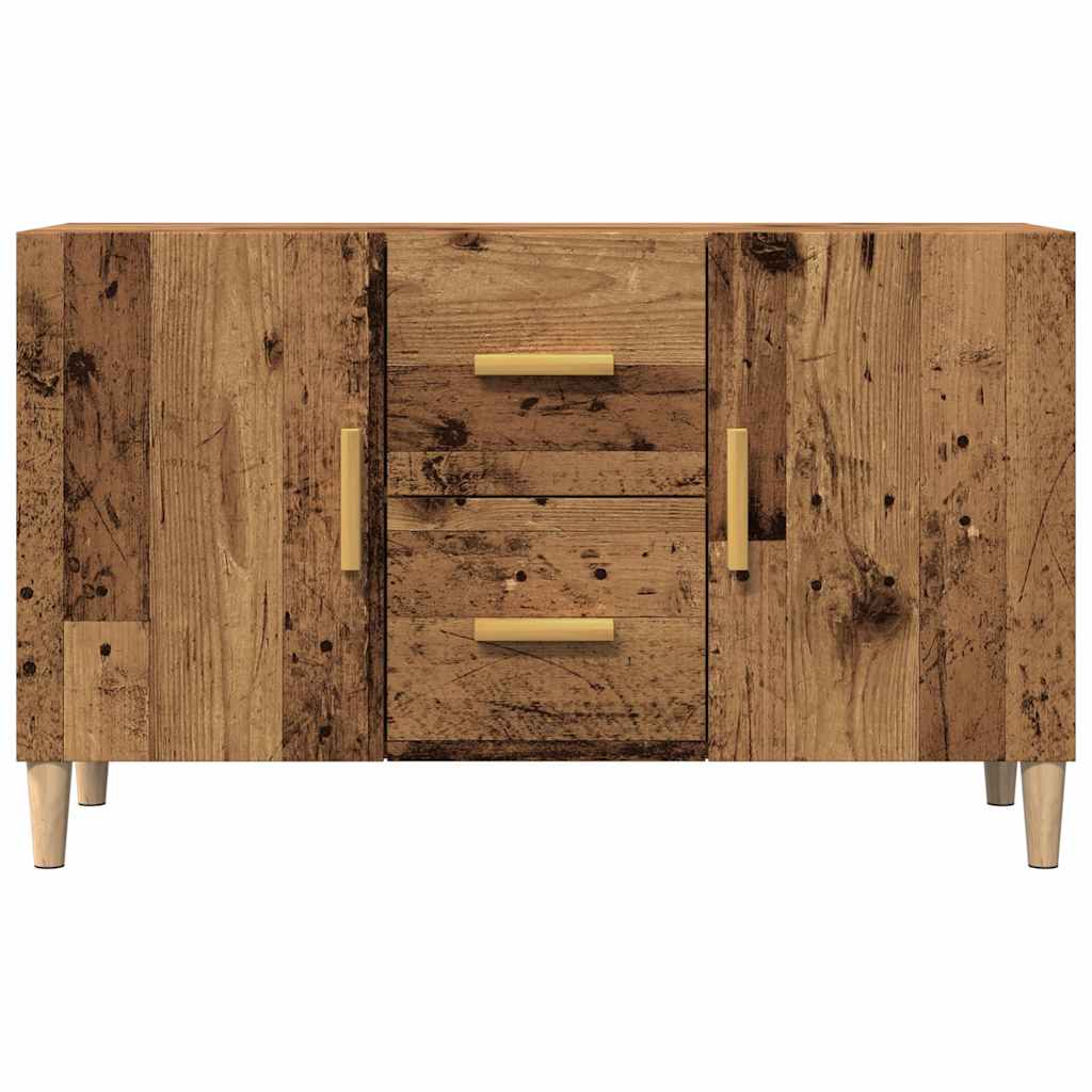 Skjenk gammelt tre 100x36x60 cm konstruert tre