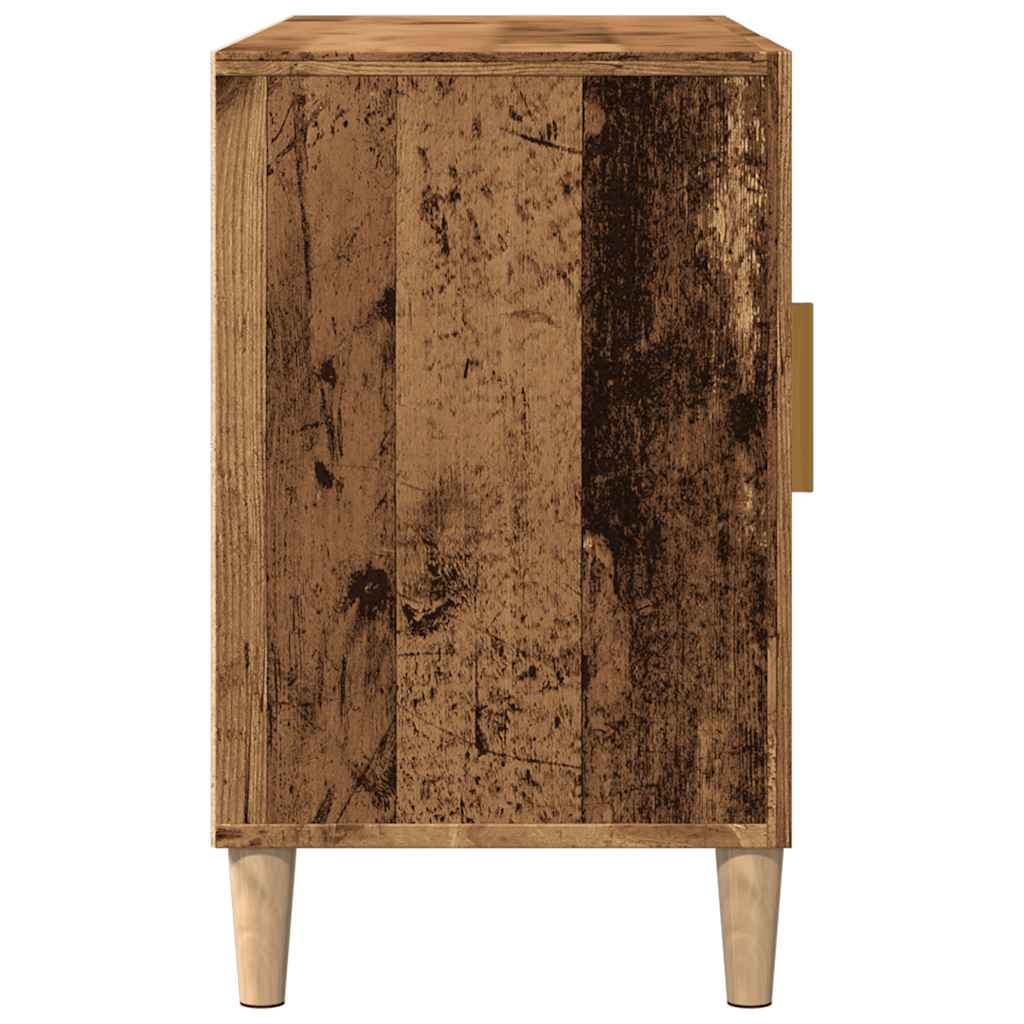 Skjenk gammelt tre 100x36x60 cm konstruert tre