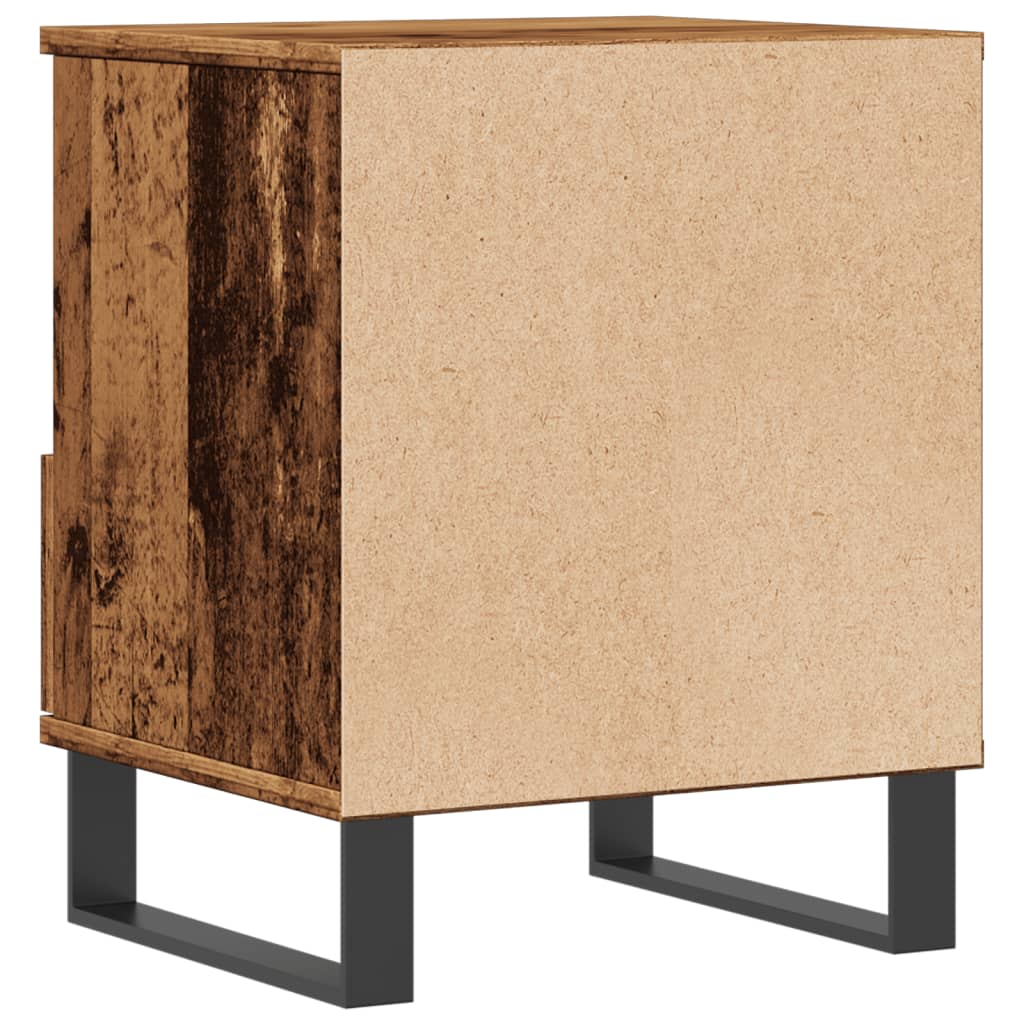 Nattbord gammelt tre 40x35x50 cm konstruert tre