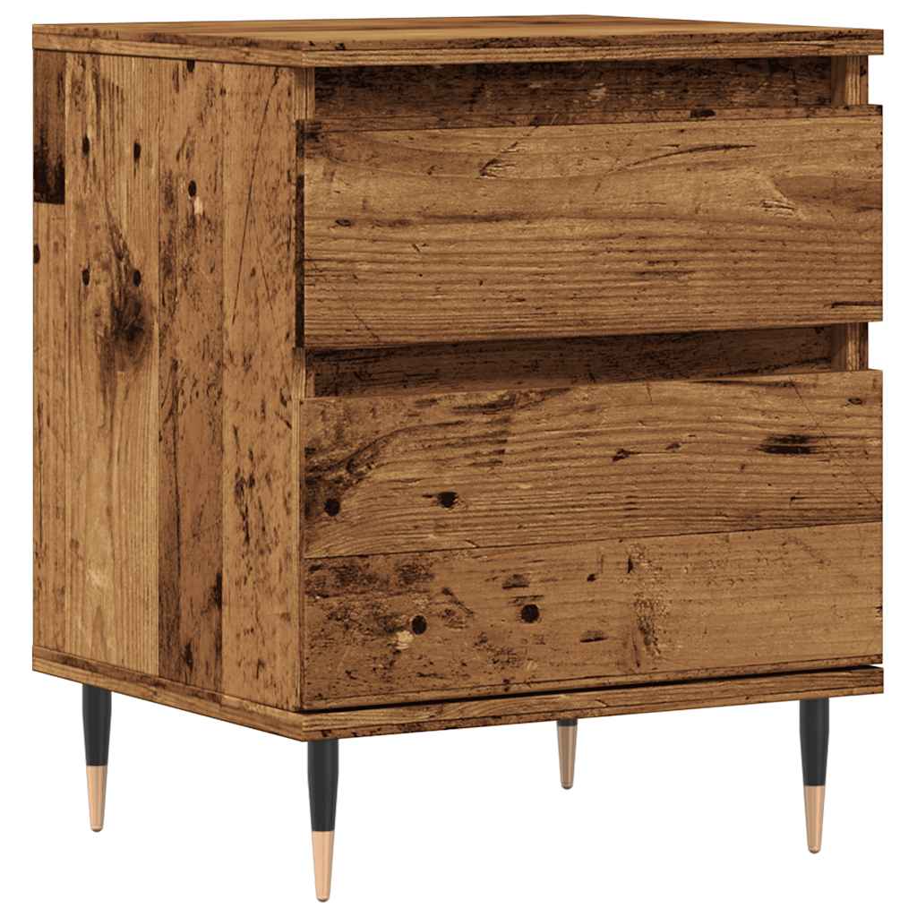 Nattbord gammelt tre 40x35x50 cm konstruert tre