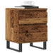 Nattbord 2 stk gammelt tre 40x35x50 cm konstruert tre