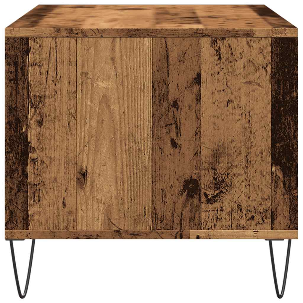 Salongbord gammelt tre 90x49x45 cm konstruert tre
